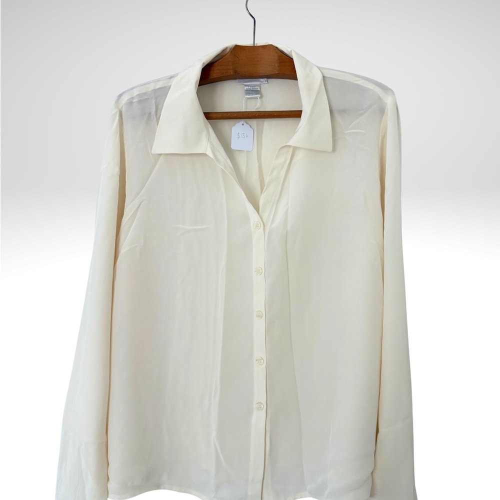 Worthington Cream Button Down Shirt